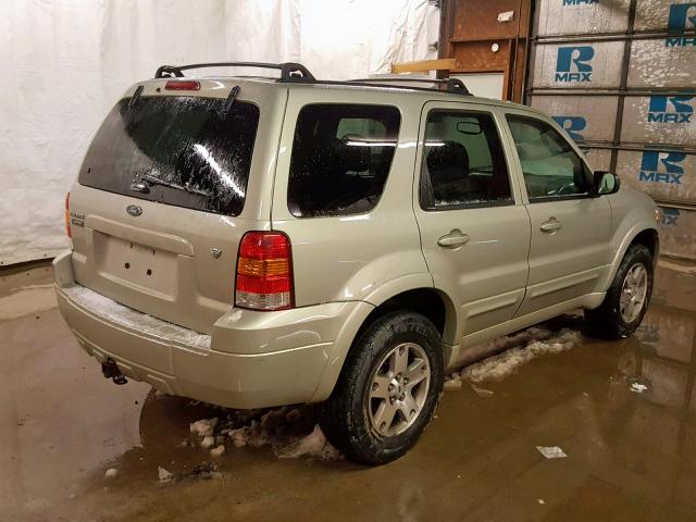 1FMYU94165KB24294 - 2005 FORD ESCAPE LIM GOLD photo 4