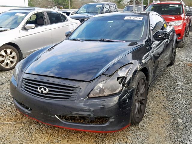 JNKCV64E28M105603 - 2008 INFINITI G37 BASE BLACK photo 2