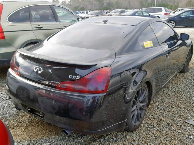 JNKCV64E28M105603 - 2008 INFINITI G37 BASE BLACK photo 4