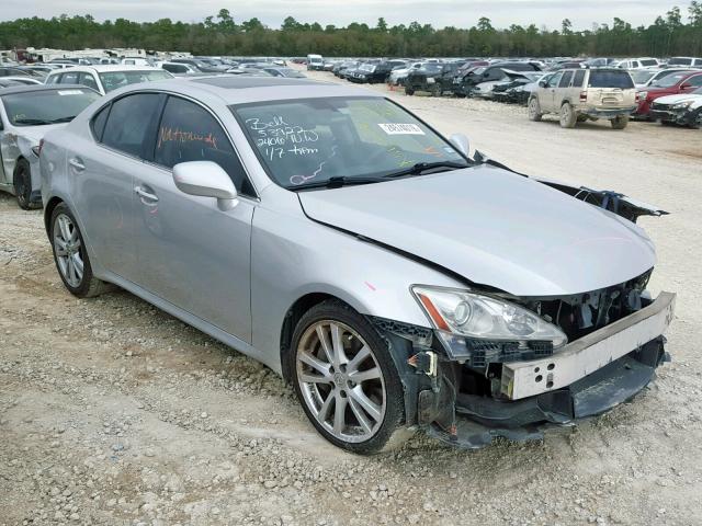 JTHBE262062003085 - 2006 LEXUS IS 350 SILVER photo 1