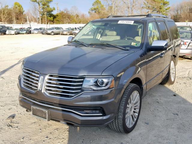 5LMJJ2JT6FEJ08018 - 2015 LINCOLN NAVIGATOR GRAY photo 2
