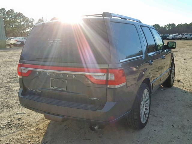 5LMJJ2JT6FEJ08018 - 2015 LINCOLN NAVIGATOR GRAY photo 4