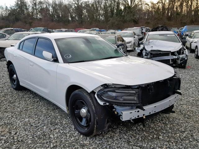 2C3CDXAT5HH548218 - 2017 DODGE CHARGER PO WHITE photo 1