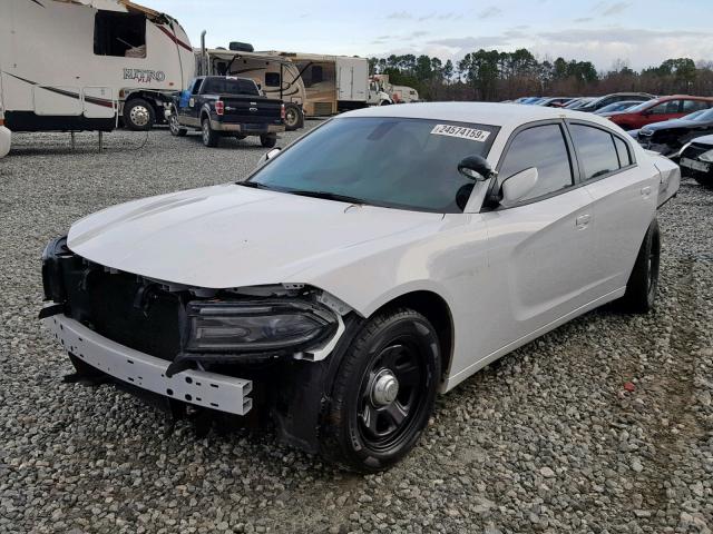 2C3CDXAT5HH548218 - 2017 DODGE CHARGER PO WHITE photo 2