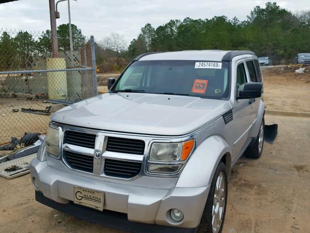 1D8GT58K28W272486 - 2008 DODGE NITRO SLT SILVER photo 2