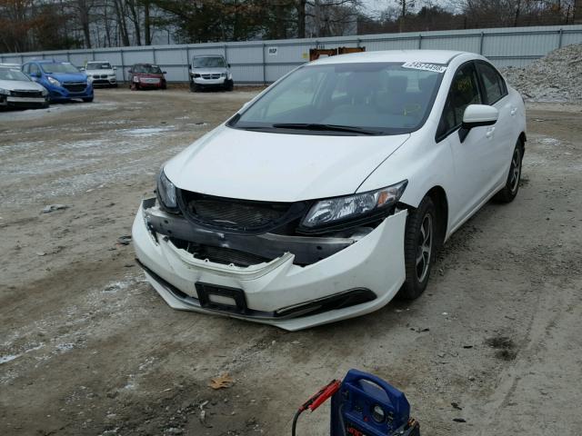 19XFB2F72FE292237 - 2015 HONDA CIVIC SE WHITE photo 2