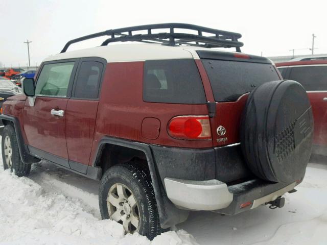 JTEBU11FX8K022153 - 2008 TOYOTA FJ CRUISER RED photo 3