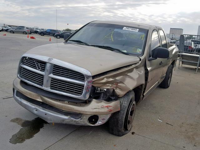 1D7HA18N74S581793 - 2004 DODGE RAM 1500 S TAN photo 2