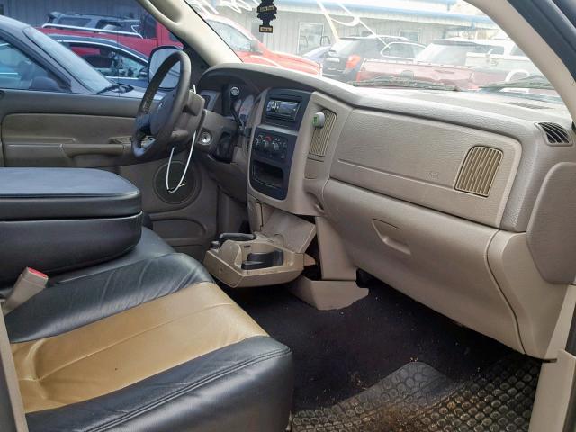 1D7HA18N74S581793 - 2004 DODGE RAM 1500 S TAN photo 5