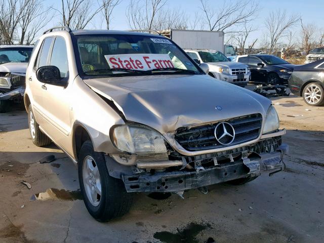 4JGAB54E51A241819 - 2001 MERCEDES-BENZ ML 320 SILVER photo 1