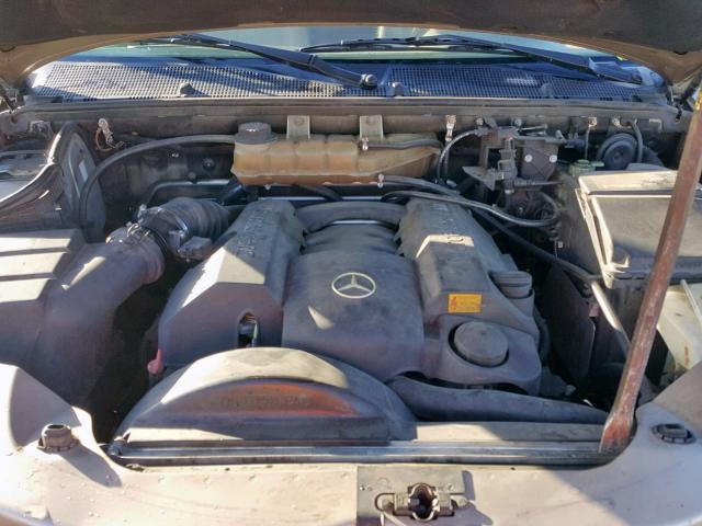 4JGAB54E51A241819 - 2001 MERCEDES-BENZ ML 320 SILVER photo 7