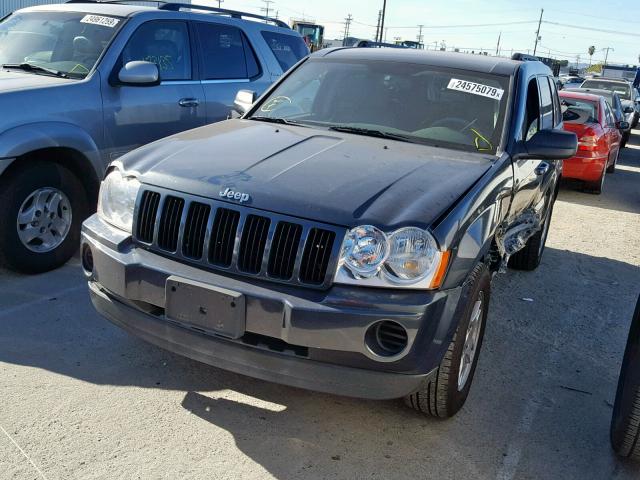 1J8GR48K17C554957 - 2007 JEEP GRAND CHER BLUE photo 2