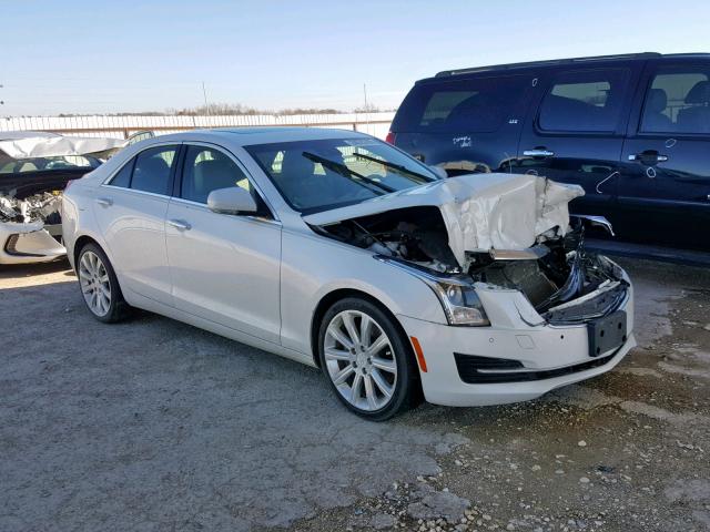 1G6AB5SX7F0113462 - 2015 CADILLAC ATS LUXURY WHITE photo 1