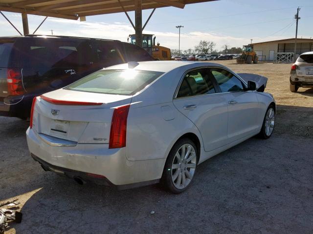 1G6AB5SX7F0113462 - 2015 CADILLAC ATS LUXURY WHITE photo 4