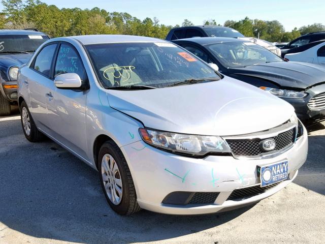 KNAFU4A22A5099251 - 2010 KIA FORTE EX SILVER photo 1