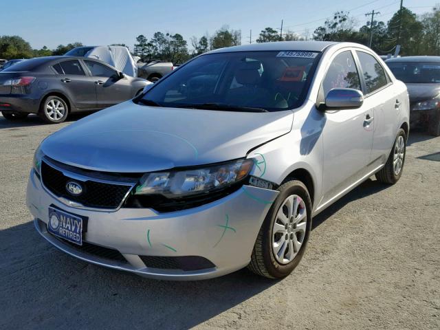 KNAFU4A22A5099251 - 2010 KIA FORTE EX SILVER photo 2