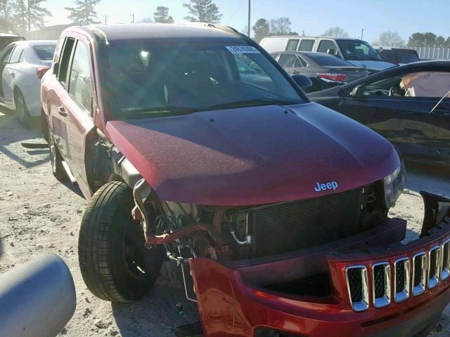 1C4NJCBA9FD372920 - 2015 JEEP COMPASS SP RED photo 1