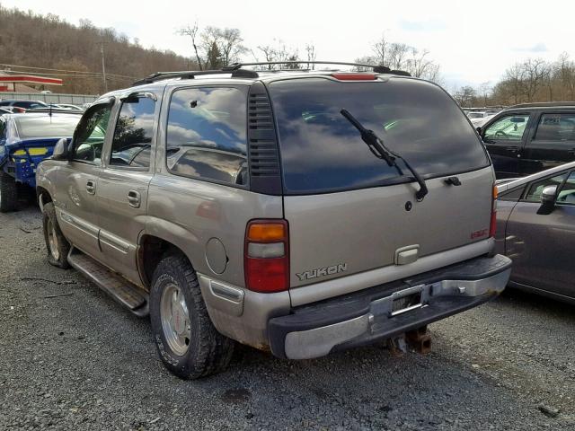 1GKEK13T11J103701 - 2001 GMC YUKON SILVER photo 3