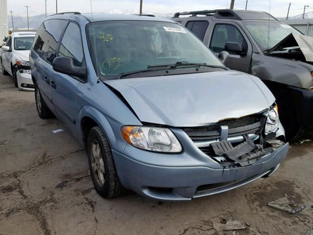 1D4GP24R76B617989 - 2006 DODGE GRAND CARA BLUE photo 1