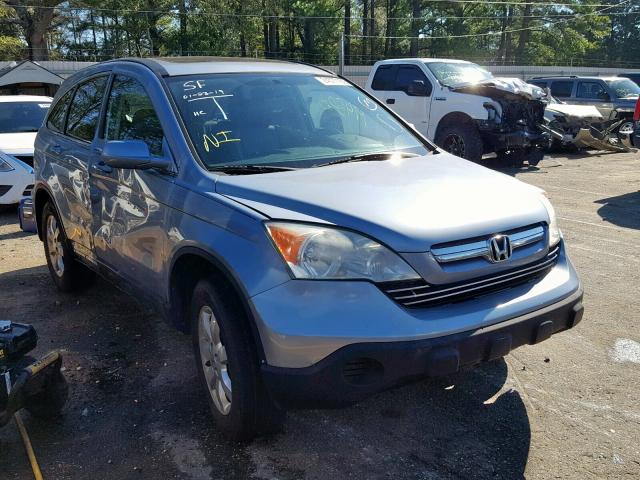 5J6RE38778L007379 - 2008 HONDA CR-V EXL BLUE photo 1