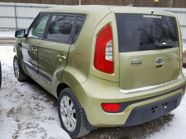 KNDJT2A6XC7420564 - 2012 KIA SOUL + GREEN photo 3