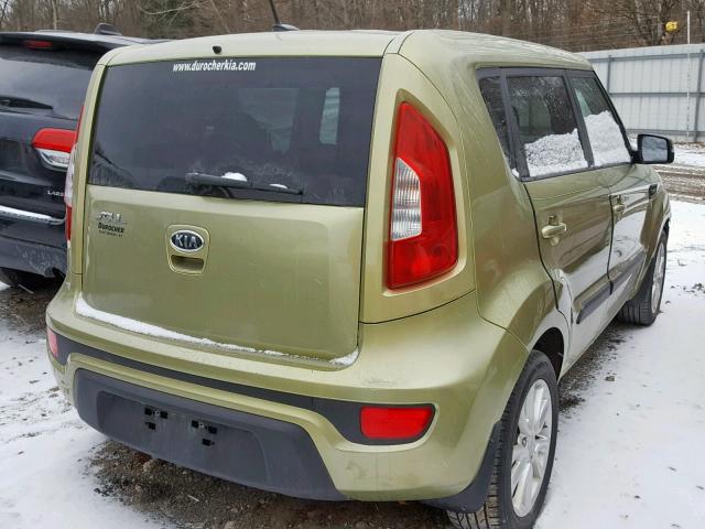 KNDJT2A6XC7420564 - 2012 KIA SOUL + GREEN photo 4