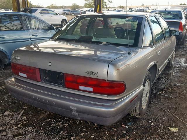 2G4WB52K3T1517278 - 1996 BUICK REGAL CUST GRAY photo 4