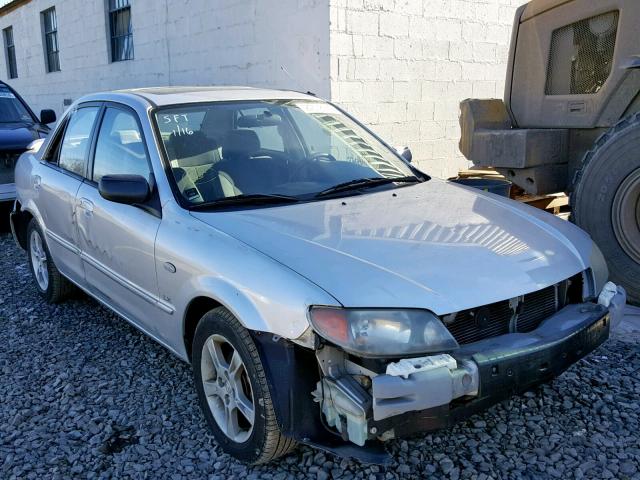 JM1BJ225130157020 - 2003 MAZDA PROTEGE DX SILVER photo 1