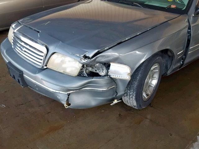 2FAFP74W9XX122564 - 1999 FORD CROWN VICT GRAY photo 9