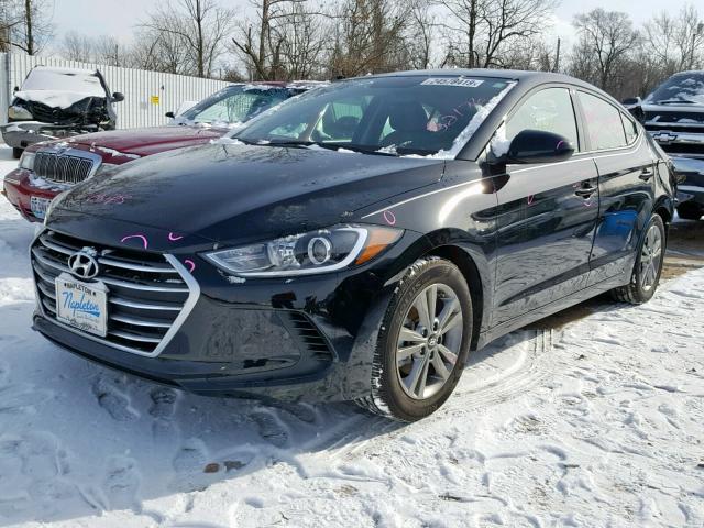 5NPD84LF9JH343833 - 2018 HYUNDAI ELANTRA SE BLACK photo 2