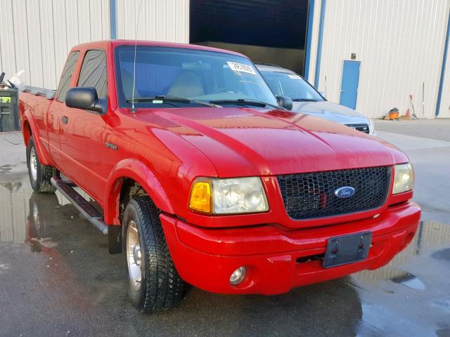 1FTYR44U02PB09467 - 2002 FORD RANGER SUP RED photo 1