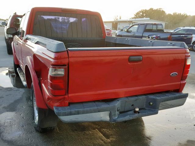 1FTYR44U02PB09467 - 2002 FORD RANGER SUP RED photo 3