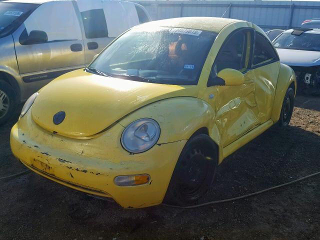 3VWBB21C02M440661 - 2002 VOLKSWAGEN NEW BEETLE Sarı foto 2
