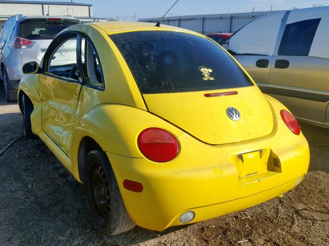 3VWBB21C02M440661 - 2002 VOLKSWAGEN NEW BEETLE Sarı foto 3