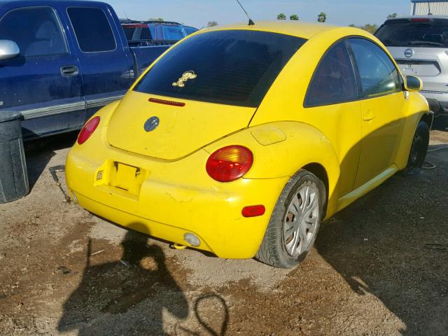 3VWBB21C02M440661 - 2002 VOLKSWAGEN NEW BEETLE Sarı foto 4