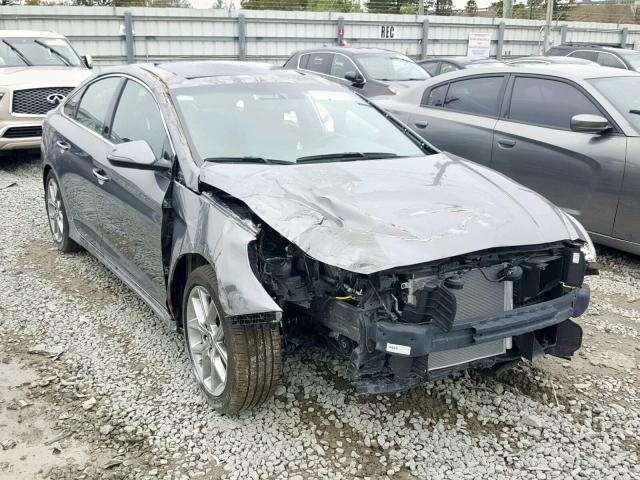 5NPE34AB4JH677609 - 2018 HYUNDAI SONATA SPO GRAY photo 1