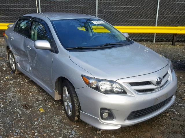 5YFBU4EE0DP194923 - 2013 TOYOTA COROLLA BA SILVER photo 1