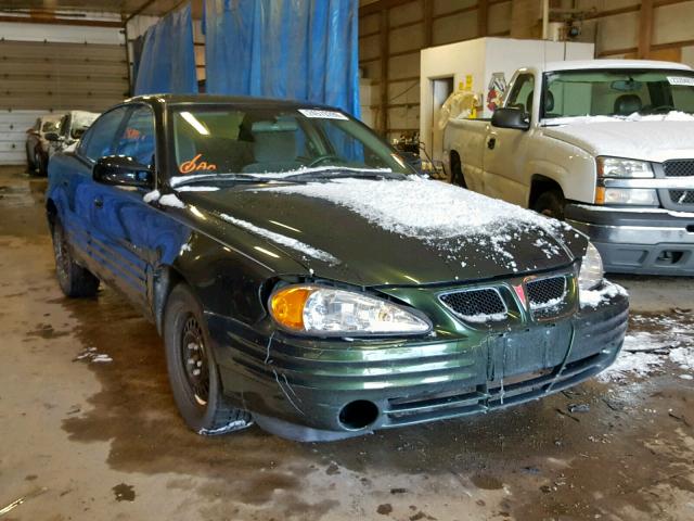 1G2NE52T4YM714265 - 2000 PONTIAC GRAND AM S GREEN photo 1