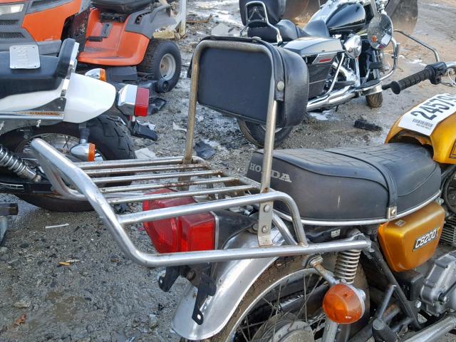 CB2002000393 - 1975 HONDA CB200 ORANGE photo 9