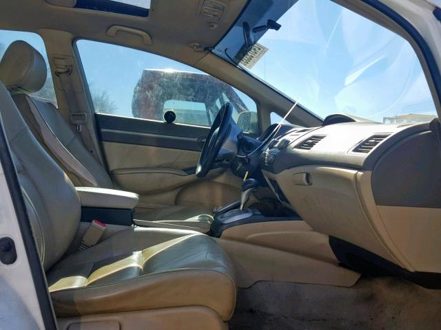 2HGFA16938H507549 - 2008 HONDA CIVIC EXL 白色 照片 5