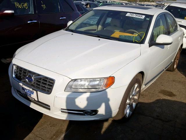 YV1902AH6C1152199 - 2012 VOLVO S80 T6 WHITE photo 2