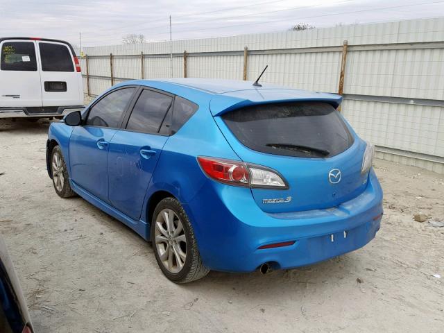 JM1BL1H5XA1307788 - 2010 MAZDA 3 S BLUE photo 3