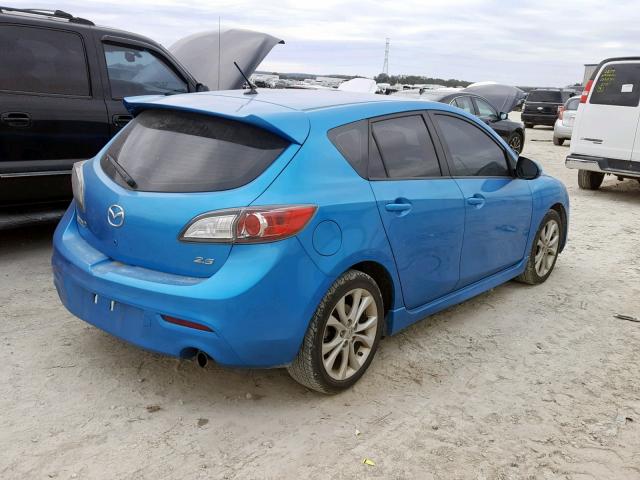 JM1BL1H5XA1307788 - 2010 MAZDA 3 S BLUE photo 4