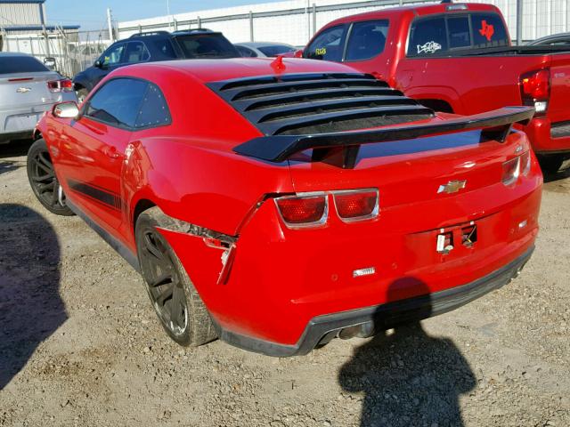 2G1FJ1EP7C9801126 - 2012 CHEVROLET CAMARO ZL1 RED photo 3