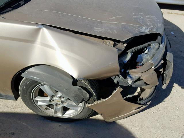 1G1ZT64835F241565 - 2005 CHEVROLET MALIBU MAX 金色 照片 9