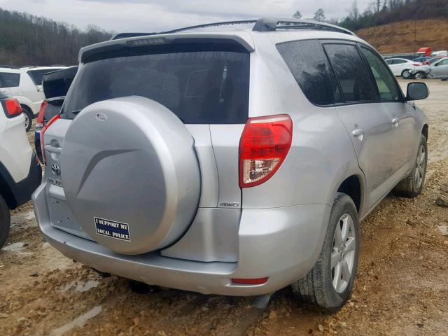 JTMBK31V065002857 - 2006 TOYOTA RAV4 LIMIT SILVER photo 4