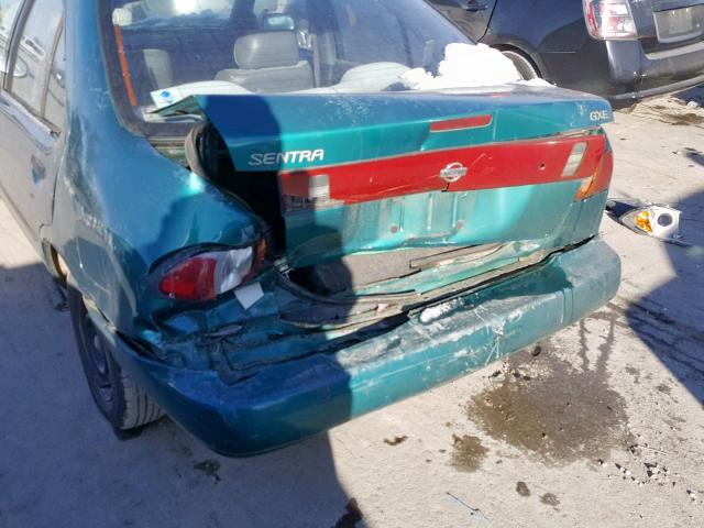 1N4AB41D8TC742520 - 1996 NISSAN SENTRA E GREEN photo 9