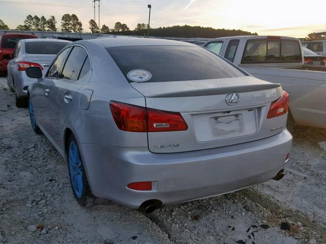 JTHBE262562006225 - 2006 LEXUS IS 350 GRAY photo 3