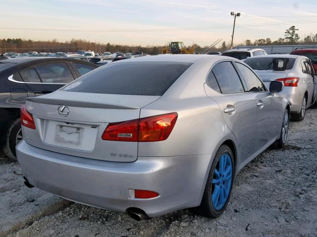 JTHBE262562006225 - 2006 LEXUS IS 350 GRAY photo 4