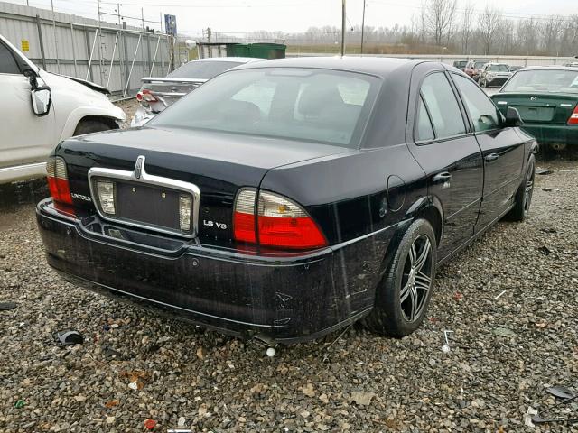 1LNHM87A65Y655465 - 2005 LINCOLN LS BLACK photo 4